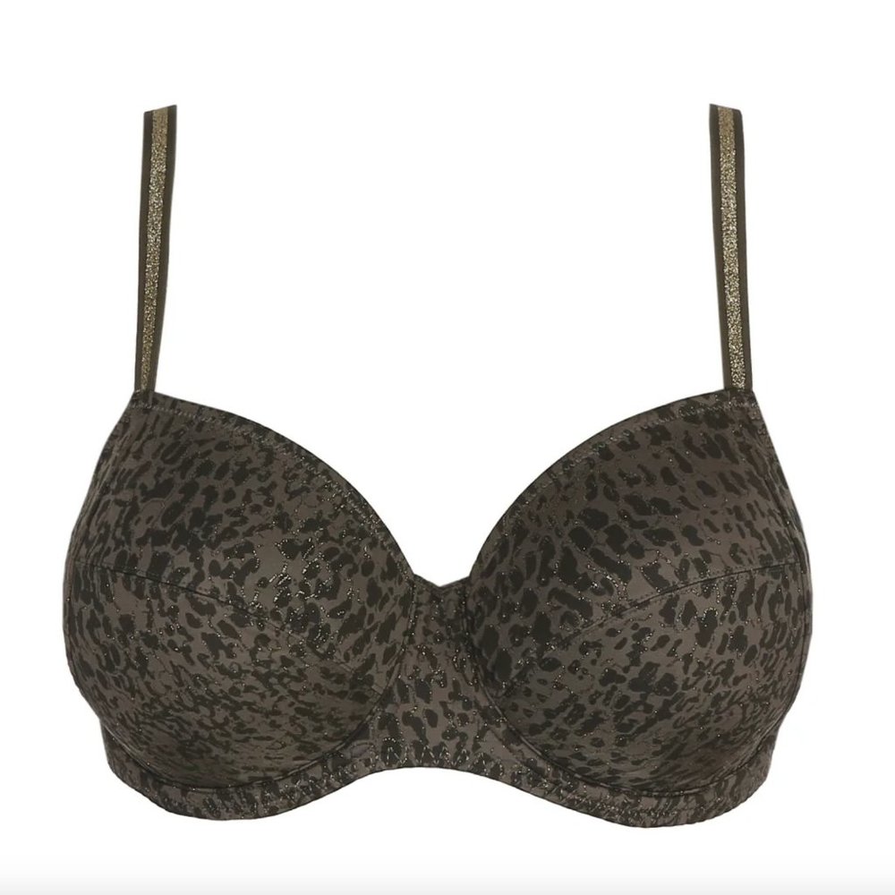 NWT Prima Donna Premium Balcony Bra Size 32E Twist Petit Bijou Padded - Reptile - Picture 7 of 7